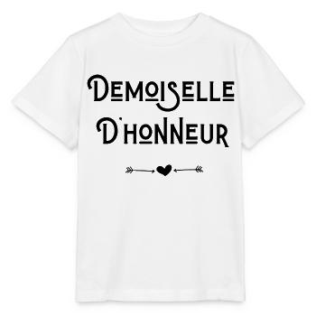 Demoiselle d'honneur - T-shirt bio MINI CREATOR Stanley/Stella Enfant - blanc - Devant - Maike (125cm)