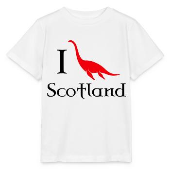 I heart Scotland - Stanley/Stella MINI CREATOR Kids’ T-Shirt - white - Front - Maike (125cm)
