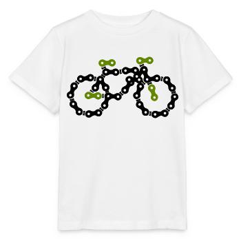bike - Stanley/Stella Kinder T-Shirt MINI CREATOR  - Weiß - Vorne - Maike (125cm)