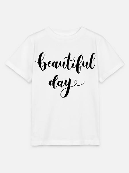 Schöner Tag - Stanley/Stella Kinder T-Shirt MINI CREATOR - Weiß