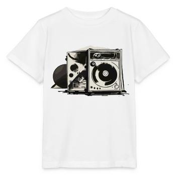 Yard sale speakers - Stanley/Stella MINI CREATOR Kids’ T-Shirt - white - Front - Maike (125cm)
