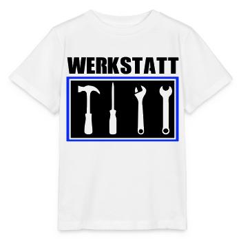 werkzeug werkstatt - Stanley/Stella Kinder T-Shirt MINI CREATOR  - Weiß - Vorne - Maike (125cm)