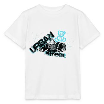 Graffiti d’ours - T-shirt bio MINI CREATOR Stanley/Stella Enfant - blanc - Devant - Maike (125cm)