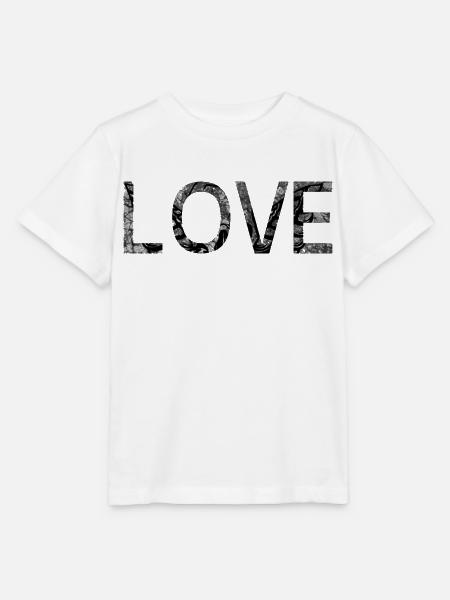Liebe aus Marmor - Stanley/Stella Kinder T-Shirt MINI CREATOR  - Weiß