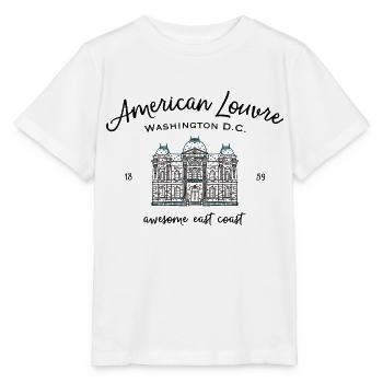 Washington D.C., Sehenswürdigkeit American Louvre - Stanley/Stella Kinder T-Shirt MINI CREATOR  - Weiß - Vorne - Maike (125cm)