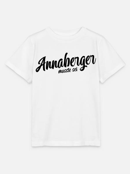 Annaberger musst du sein - Stanley/Stella Kinder T-Shirt MINI CREATOR  - Weiß