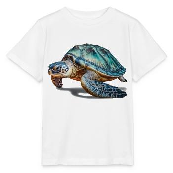 Meeresschildkröten sind majestätische Tiere - Stanley/Stella Kinder T-Shirt MINI CREATOR  - Weiß - Vorne - Maike (125cm)