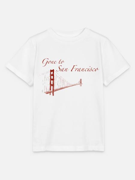 Gone to San Francisco - Stanley/Stella Kinder T-Shirt MINI CREATOR - Weiß
