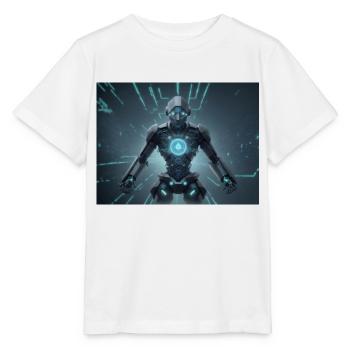 Synthèse de l’avenir de la technologie - T-shirt bio MINI CREATOR Stanley/Stella Enfant - blanc - Devant - Maike (125cm)