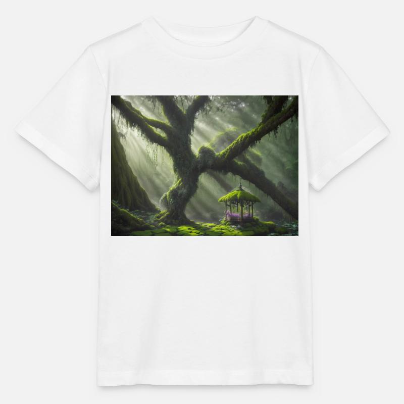 Forêt enchantée - T-shirt bio MINI CREATOR Stanley/Stella Enfant - blanc