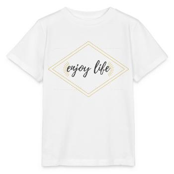 enjoy life - Stanley/Stella MINI CREATOR Kids’ T-Shirt - white - Front - Maike (125cm)