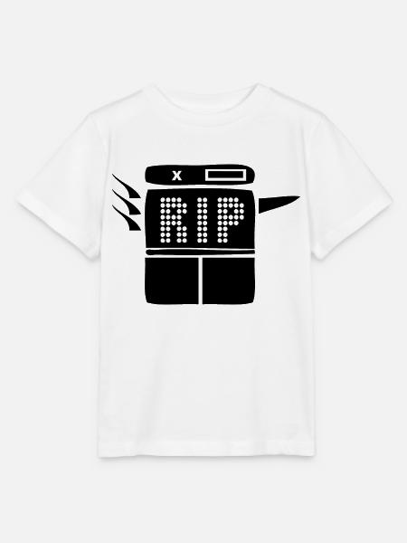 RIP COPIER | RIP klimafeindlicher Kopierer - Stanley/Stella Kinder T-Shirt MINI CREATOR - Weiß