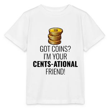 Coin Collecting Collector Numismatic Numismatist - Stanley/Stella MINI CREATOR Kids’ T-Shirt - white - Front - Maike (125cm)