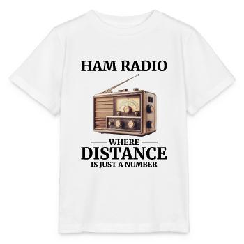 Vintage-Amateurfunker - Stanley/Stella Kinder T-Shirt MINI CREATOR  - Weiß - Vorne - Maike (125cm)