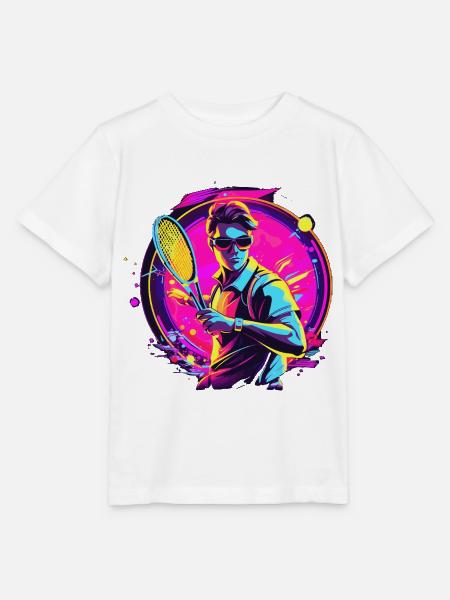 Tennis - Stanley/Stella Kinder T-Shirt MINI CREATOR - Weiß