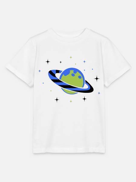 planet 02 - Stanley/Stella Kinder T-Shirt MINI CREATOR  - Weiß