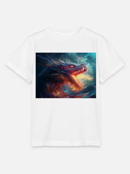 A Seamonster - Stanley/Stella Kinder T-Shirt MINI CREATOR - Weiß