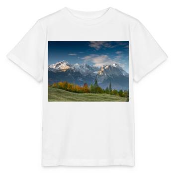 Autumn atmosphere below the Zugspitze - Stanley/Stella MINI CREATOR Kids’ T-Shirt - white - Front - Maike (125cm)