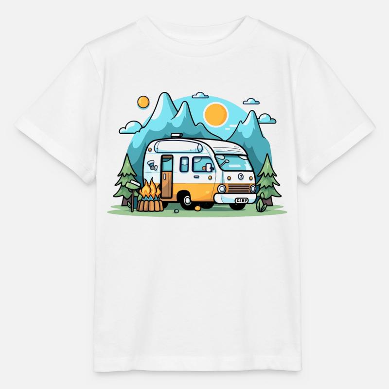 Vanlife - Stanley/Stella Kinder T-Shirt MINI CREATOR  - Weiß