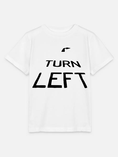 Turn Left - Stanley/Stella Kinder T-Shirt MINI CREATOR - Weiß