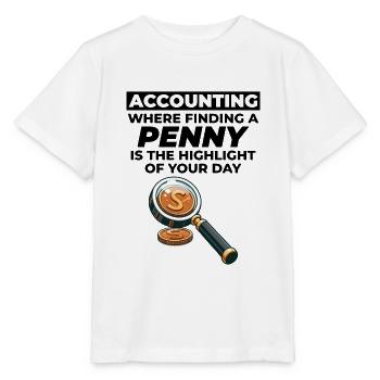 Buchhalter Buchhaltung Buchhaltung Finanzen Lustig - Stanley/Stella Kinder T-Shirt MINI CREATOR  - Weiß - Vorne - Maike (125cm)