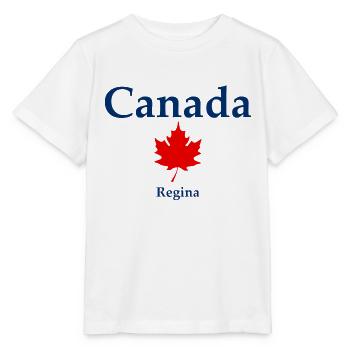 Regina - Saskatchewan - Canada - Kanada - T-shirt bio MINI CREATOR Stanley/Stella Enfant - blanc - Devant - Maike (125cm)