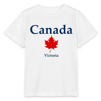 Victoria - Colombie-Britannique - Canada - Kanada - T-shirt bio MINI CREATOR Stanley/Stella Enfant - blanc - Devant - Maike (125cm)