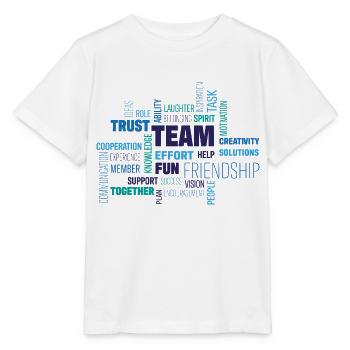 Team - Stanley/Stella Kinder T-Shirt MINI CREATOR  - Weiß - Vorne - Maike (125cm)