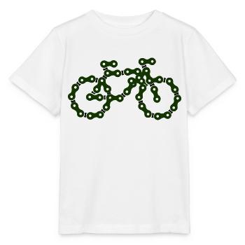 bicyclette - T-shirt bio MINI CREATOR Stanley/Stella Enfant - blanc - Devant - Maike (125cm)