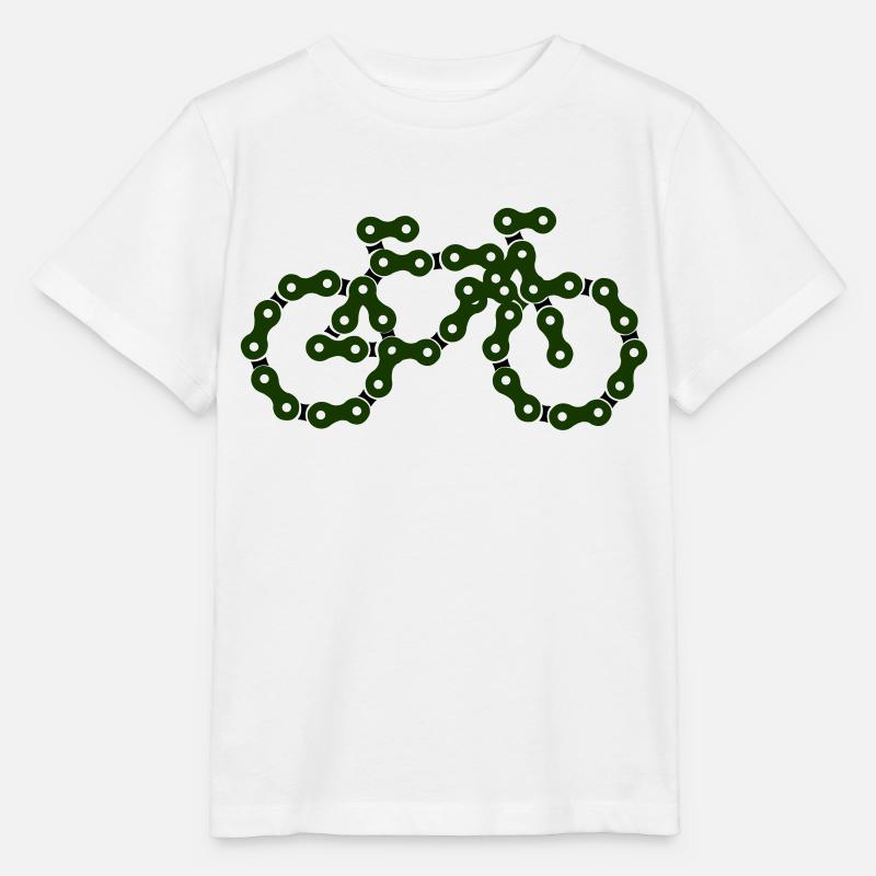 bicyclette - T-shirt bio MINI CREATOR Stanley/Stella Enfant - blanc