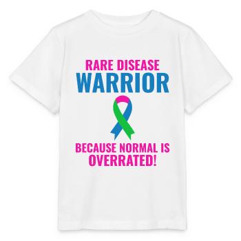 Rare Disease Warrior renforce la sensibilisation - T-shirt bio MINI CREATOR Stanley/Stella Enfant - blanc - Devant - Maike (125cm)