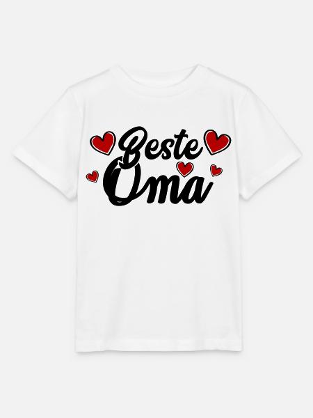 beste oma - Stanley/Stella Kinder T-Shirt MINI CREATOR  - Weiß