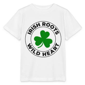 Wild Heart : Conception de fille irlandaise drôle - T-shirt bio MINI CREATOR Stanley/Stella Enfant - blanc - Devant - Maike (125cm)