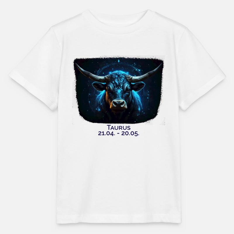 Sternzeichen Stier Datum - Stanley/Stella Kinder T-Shirt MINI CREATOR - Weiß