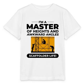 Scaffolder Scaffold Builder Scaffolding Platform - Stanley/Stella MINI CREATOR Kids’ T-Shirt - white - Front - Maike (125cm)