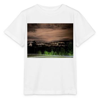 Oslo bei Nacht - Stanley/Stella Kinder T-Shirt MINI CREATOR  - Weiß - Vorne - Maike (125cm)