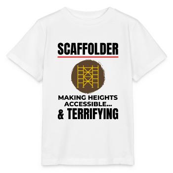 Scaffolder Scaffold Builder Scaffolding Platform - Stanley/Stella MINI CREATOR Kids’ T-Shirt - white - Front - Maike (125cm)