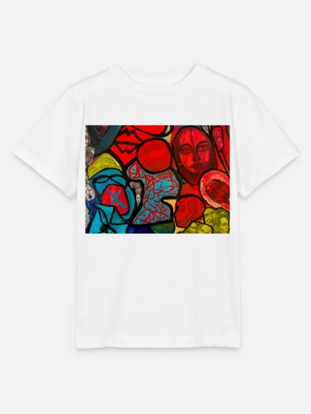 Kunstvolles Design - Stanley/Stella Kinder T-Shirt MINI CREATOR - Weiß