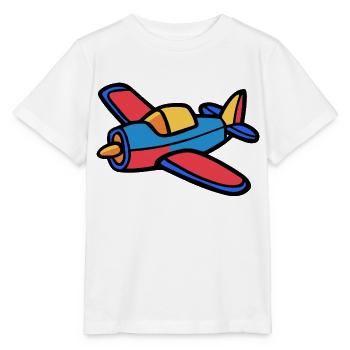 Children's Airplane - Stanley/Stella MINI CREATOR Kids’ T-Shirt - white - Front - Maike (125cm)