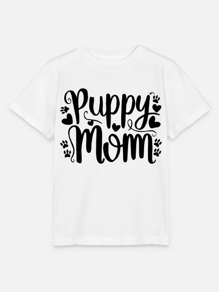 Welpe Hund - Stanley/Stella Kinder T-Shirt MINI CREATOR  - Weiß