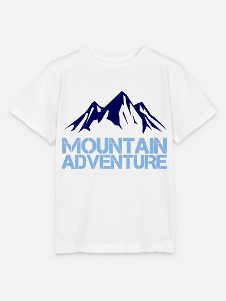 mountain adventure - Stanley/Stella Kinder T-Shirt MINI CREATOR - Weiß