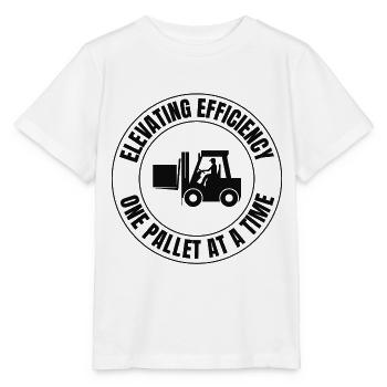 Gabelstaplerfahrer Schwermaschinenfahrer Lustig - Stanley/Stella Kinder T-Shirt MINI CREATOR  - Weiß - Vorne - Maike (125cm)