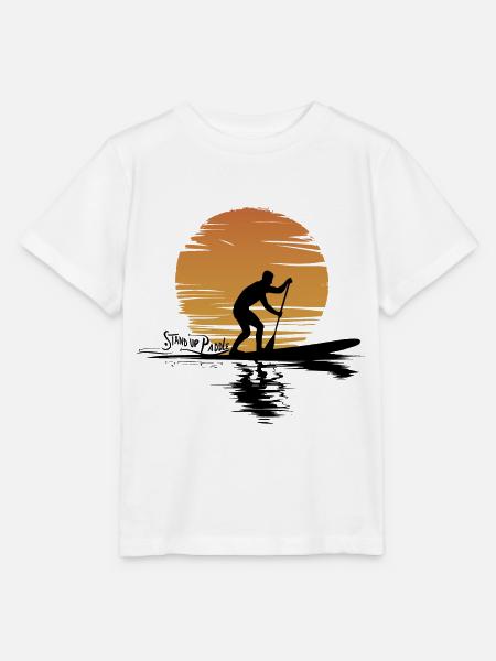 Stand Up Paddle Freizeit Urlaub - Stanley/Stella Kinder T-Shirt MINI CREATOR  - Weiß