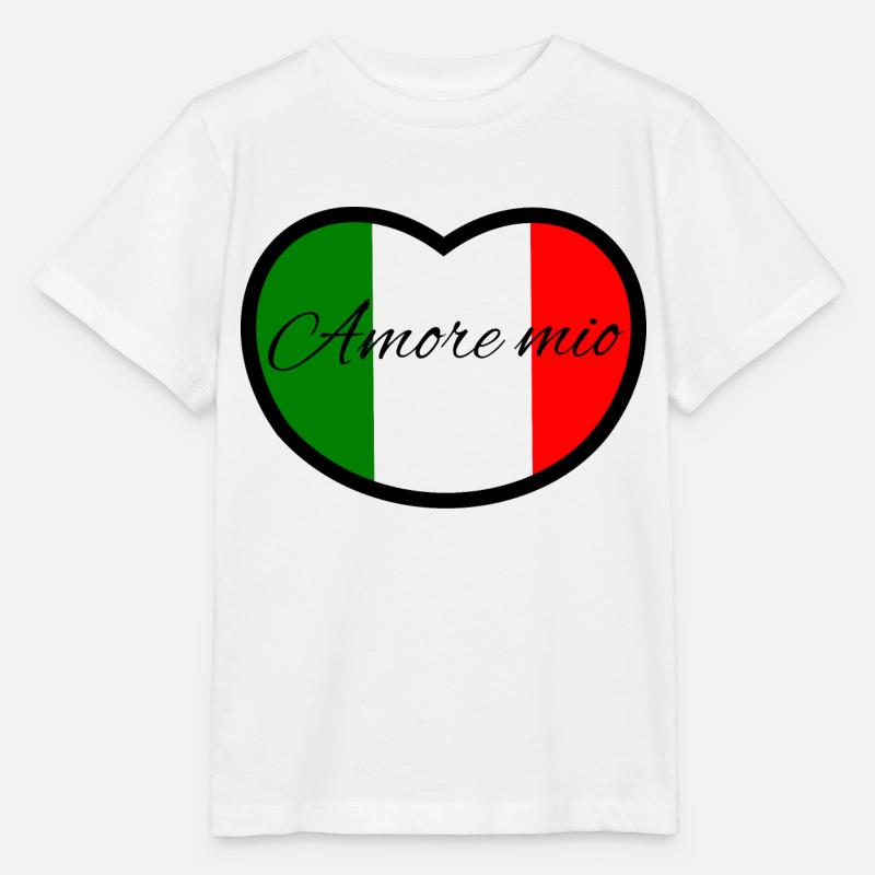 Italia amore mio - T-shirt bio MINI CREATOR Stanley/Stella Enfant - blanc