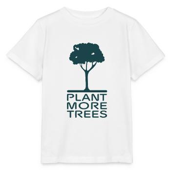 Pflanzt mehr Bäume Naturschutz Aktivist - Stanley/Stella Kinder T-Shirt MINI CREATOR  - Weiß - Vorne - Maike (125cm)