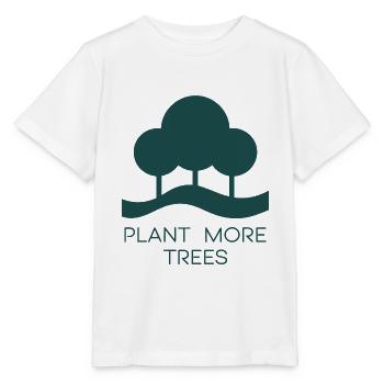 Pflanzt mehr Bäume Naturschutz Aktivist - Stanley/Stella Kinder T-Shirt MINI CREATOR  - Weiß - Vorne - Maike (125cm)