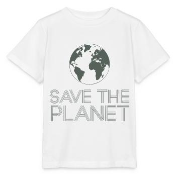 Save the Planet Earth Environmental Activists - Stanley/Stella MINI CREATOR Kids’ T-Shirt - white - Front - Maike (125cm)