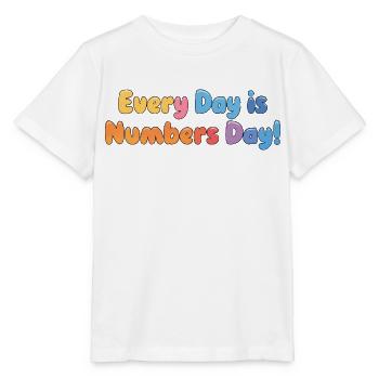 NOMBRE JOUR - T-shirt bio MINI CREATOR Stanley/Stella Enfant - blanc - Devant - Maike (125cm)