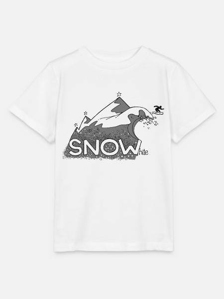 Schnee Berg - Stanley/Stella Kinder T-Shirt MINI CREATOR - Weiß