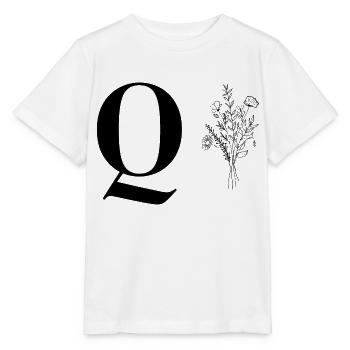Minimalistisches Blumenmuster - Stanley/Stella Kinder T-Shirt MINI CREATOR  - Weiß - Vorne - Maike (125cm)